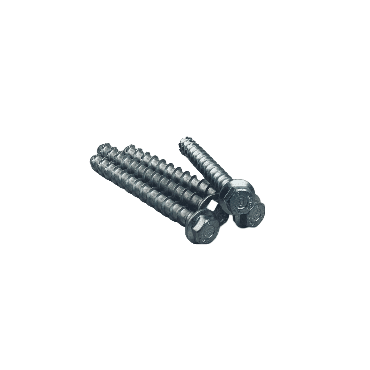 Concrete screw for fence foot