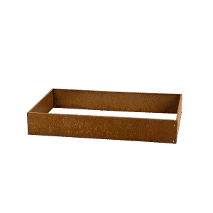 Planting frame Corten sheet metal