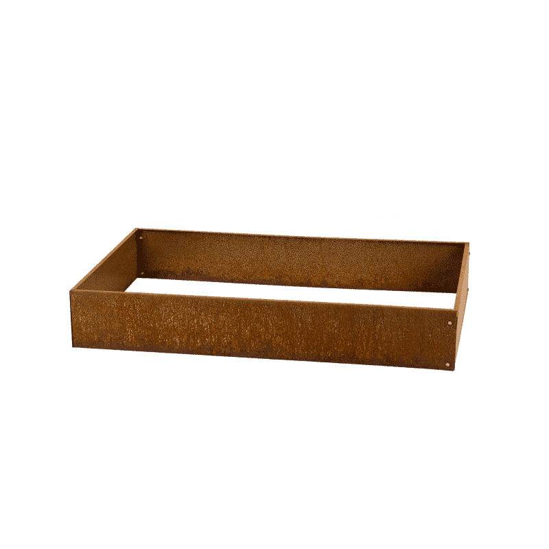 Planting frame Corten sheet metal