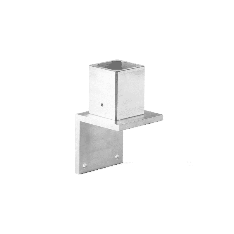 Fence foot - side mounted to fence post