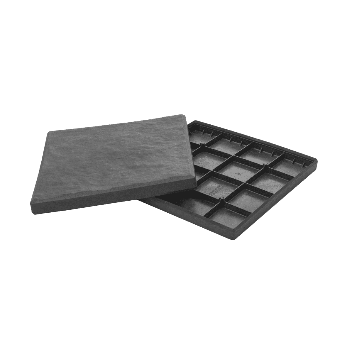 Paving Stone Rubber- 30x30 Graphite Grey