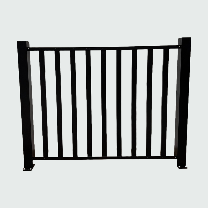 Glass/aluminum railings
